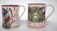 Lot 172 - Sunderland lustre Crimea mug and one other.