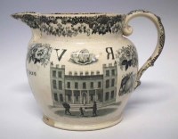 Lot 175 - Thomas Lang Success to the Plough Manchester jug