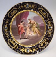 Lot 185 - Vienna type plate signed Tadra