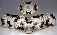 Lot 204 - Coalport batwing dessert service.