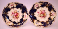 Lot 208 - Pair of Coalport plates signed F. Howard circa
