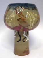 Lot 262 - Moorcroft Abbots Bromley chalice.