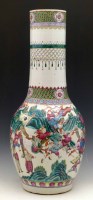 Lot 301 - Large Cantonese vase and stand.