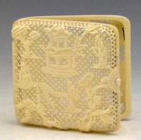 Lot 356 - Chinese Ivory Card Case