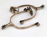 Lot 377 - Pair of Georgian Silver Spurs