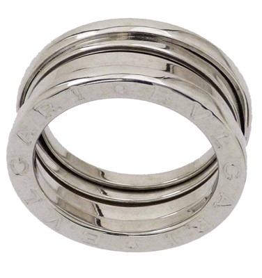 Lot 396 - An 18ct gold Bulgari B.Zero 1 band ring