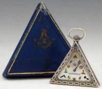 Lot 405 - Tempor Watch Co Masonic Watch
