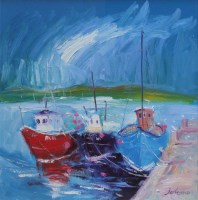 Lot 418 - Jolomo, Summer Light, Tarbert, oil.
