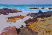 Lot 419 - Donald McIntyre, Iona Shore No. 16, acrylic.