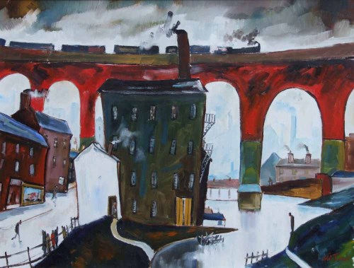 Lot 438 - William Turner, Railway Road, oil.