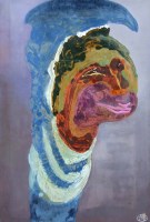 Lot 481 - Ithell Colquhoun, Serpent of Genesis, gouache.
