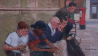 Lot 483 - Stephen Wild, Thoughtful Moments, oil.