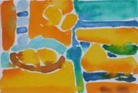 Lot 538 - Liam Spencer, Lemons in a Bowl, watercolour.