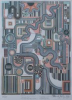 Lot 554 - Eduardo Paolozzi, Four German Songs, signed screenprint.