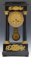 Lot 607 - French Poritco mantel clock.