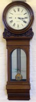 Lot 613 - Victorian wall clock.