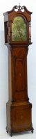 Lot 621 - Mahogany and inlaid 8-day longcase clock