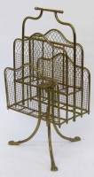 Lot 626 - Brass Magazine Rack