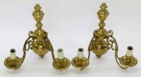 Lot 627 - Pair of Dutch style wall lights