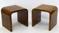 Lot 643 - Pair of Art Deco occasional tables.