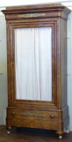 Lot 649 - Victorian Walnut Cabinet/Wardrobe