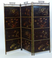 Lot 653 - Bamboo screen.