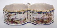 Lot 99 - Dutch Delft cruet stand VP mark.