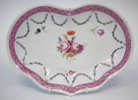 Lot 116 - Chelsea Derby kidney shape dish circa 1770