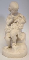 Lot 173 - Copeland Parian figure Go to sleep.