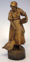 Lot 186 - Goldscheider Goose Girl.