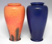 Lot 216 - Two large Royal Lancastrian balustre vases.