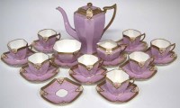 Lot 228 - Shelley coffee set.