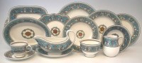 Lot 231 - Wedgwood florentine pattern dinner service.