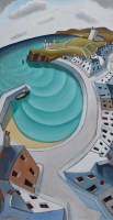 Lot 381 - Jonathan Armigel Wade, Tidings, oil.