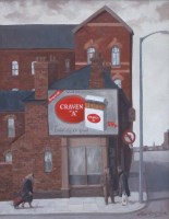Lot 391 - Roger Hampson, Craven 'A', oil.