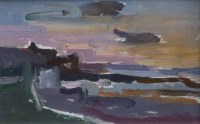 Lot 396 - Nicholas Horsfield, Rural view, oil.