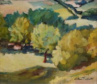 Lot 485 - William Turner, La Paysage, Villeneuve-de-Marc, oil.