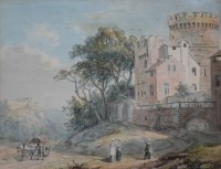 Lot 598 - Paul Sandby, The Castle, watercolour.