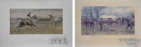 Lot 617 - After Snaffles, The Worst View in Europe and another, signed lithographs (2).