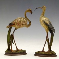 Lot 626 - Two cold painted bronzes.