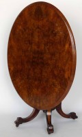 Lot 699 - Victorian oval centre table
