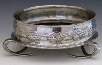 Lot 9 - Archibald Knox pewter fruit bowl