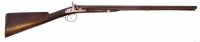 Lot 37 - Percussion side by side shotgun by J. Manton.