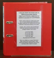 Lot 66 - Album of photographs of Nantwich mainly from the fifties and sixties, covering street scenes, canals, railways etc., approximately 130 images, 1 volum