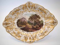 Lot 102 - Derby lozenge shape dish.