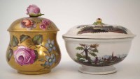 Lot 120 - Ansbach lidded bowl or sucrier circa 1770