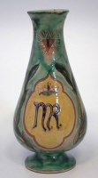 Lot 151 - Della Robbia Alter vase dated 1901,   incised