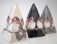 Lot 168 - Three Lise B Moorcroft, Robin Sugar Shakers