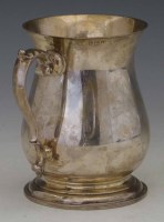Lot 259 - Silver mug.