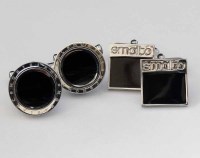 Lot 264 - Montblanc chrome steel and black circular